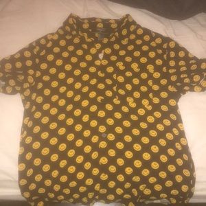 Men’s Smiley button-up